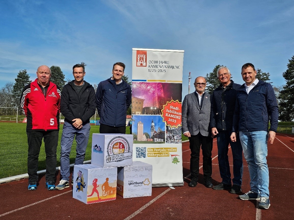 Sportbund Bautzen Newsbild - Auftakt zur DOSB Sportabzeichen Tour 2024 in Kamenz